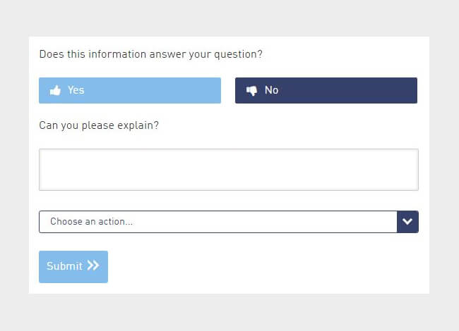 Mopinion: Why you should collect feedback on website content - Embedded Form