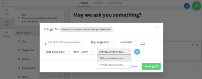 Mopinion: How to build the best online feedback forms - Routing