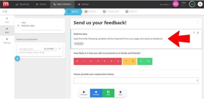 Mopinion: Mopinion adds new feature to append ‘website data’ to feedback - Website data added