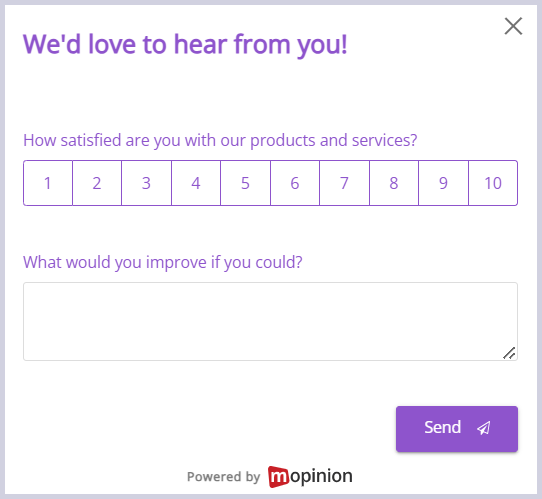 CSAT Product Survey