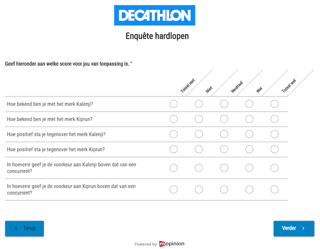 Decathlon feedbackformulier 2