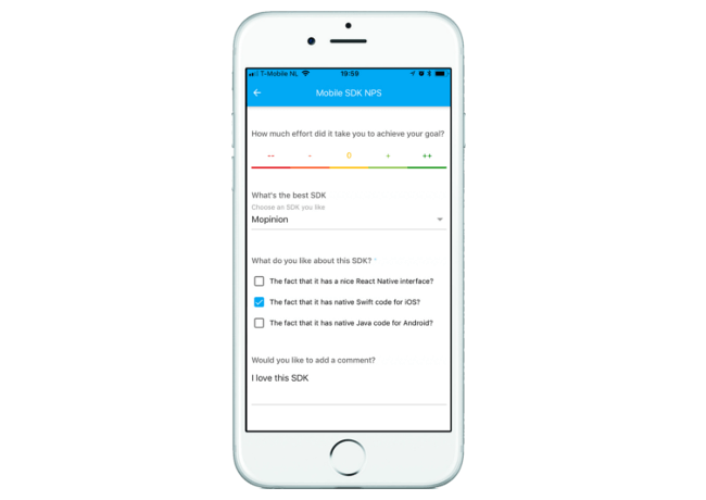 Mopinion: Mopinion releases new mobile SDK to collect in-app feedback - Feedback Form Mobile