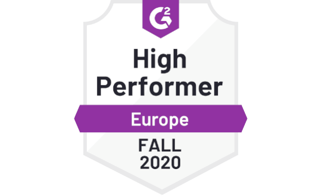 G2 ranks Mopinion as a High Performer for the Enterprise Feedback Management Category