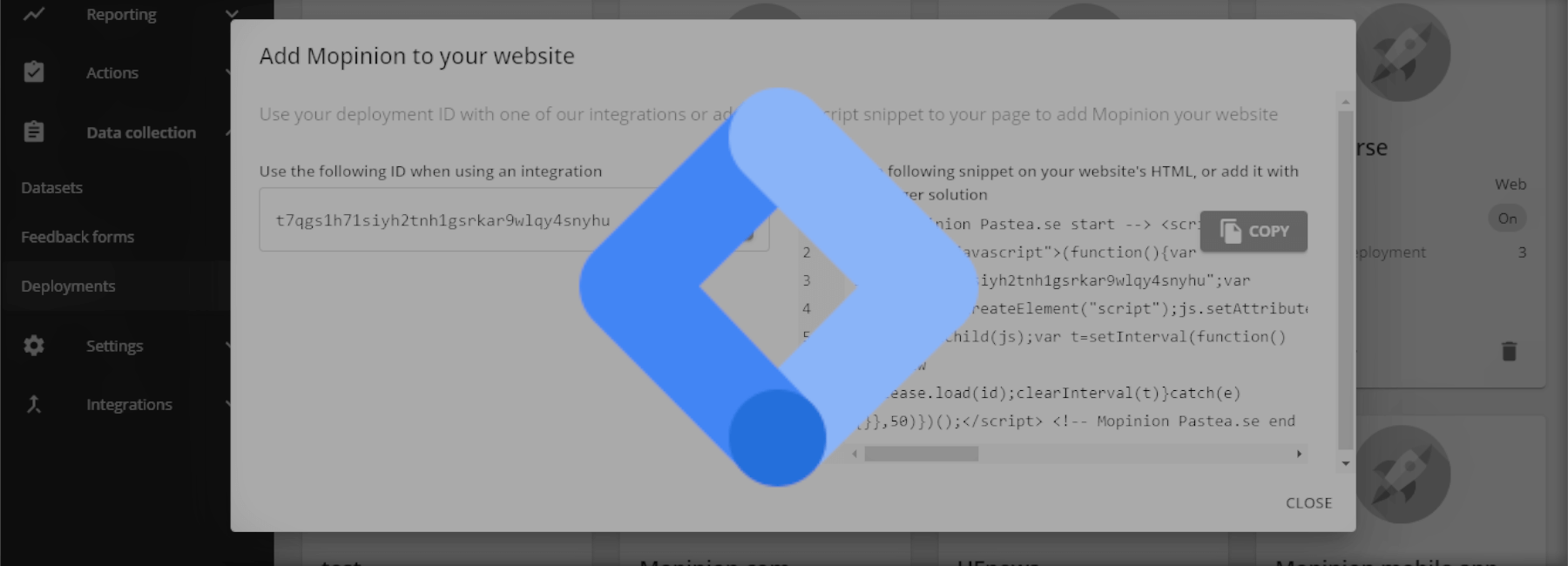 Mopinion introduces a template for Google Tag Manager (GTM)