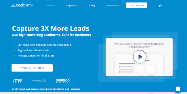 Mopinion: Top 20 Lead Management Software - Leadformly