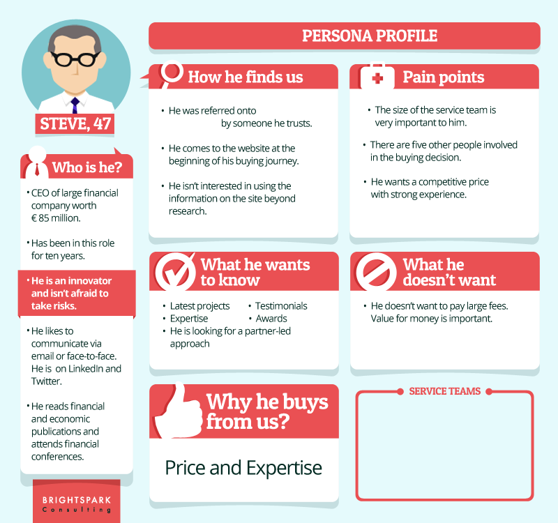 Mopinion: 4 Steps to a Successful Customer Obsessed Marketing Strategy- Persona profile