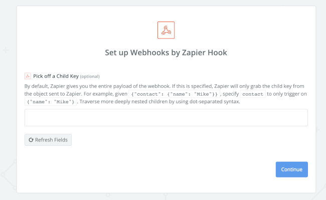 Mopinion: Integrate Mopinion with Salesforce using Zapier - set up webhooks by zapier hook