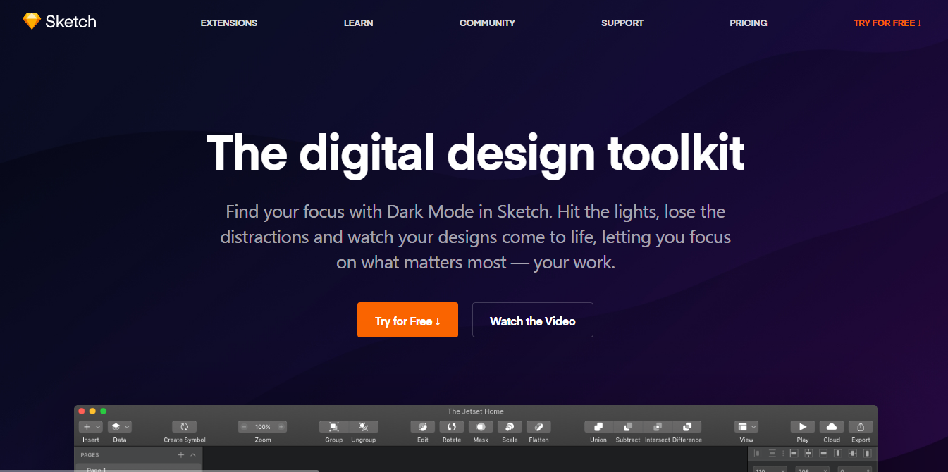 Mopinion: Top 25 Tools for UX Designers - Sketch